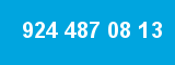 924 487 08 13 924 487 08 13